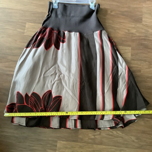 DEPT multicolored A- line midi skirt - Picture 10 of 12